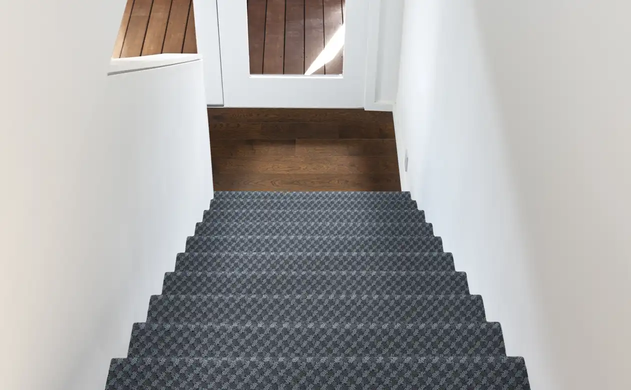 Carpet Runner on Staircase in Highland, MD